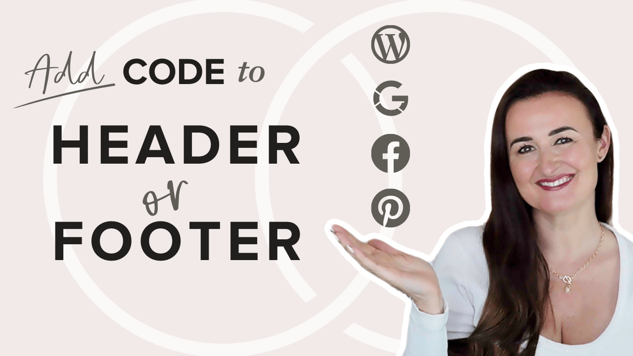 How to add header and footer code to a WordPress website