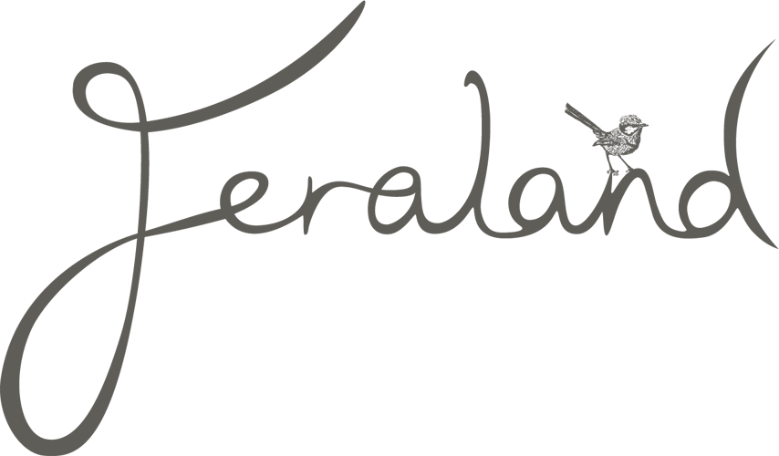 Feraland logo in Opal and Onyx grey